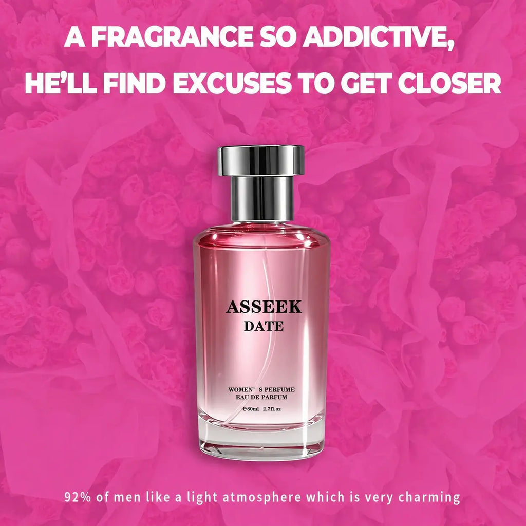 ASSEEK DATE Long-Lasting Eau De Perfume - 80ml Vanilla Gourmet (Caramel Vanilla Flavor) - Perfect for Back to School